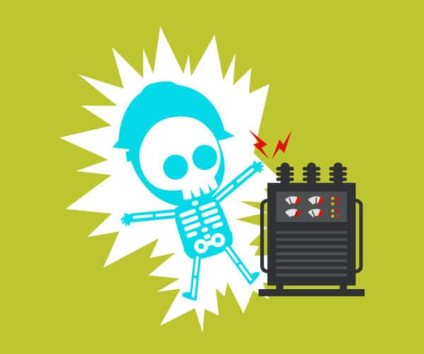 illustration of cartoon like character being shocked illustrating what happens to search rankings after a new website