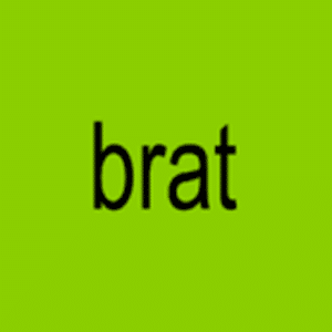 Charli XCX’s Brat album cover