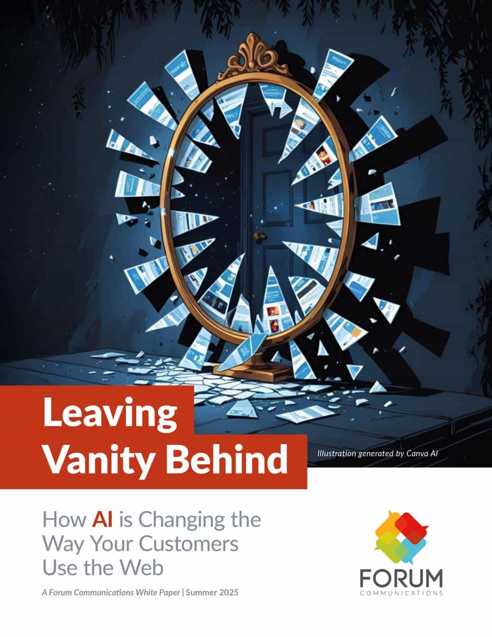 Leaving Vanity Behind white paper cover