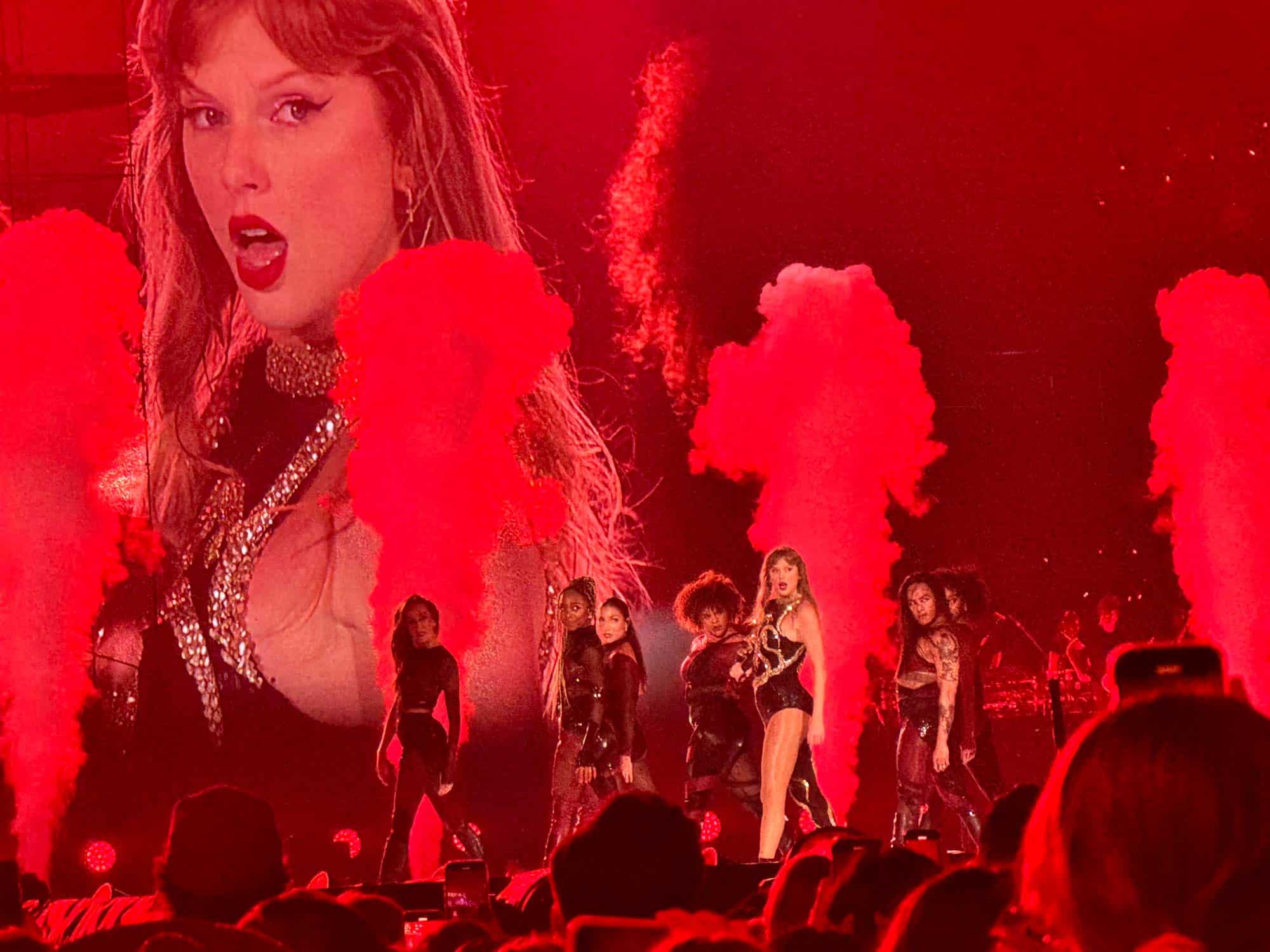 Taylor Swift in New Orleans in her Reputation Era